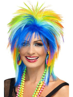 Smiffys 80s Rainbow Punk Wig - 41406