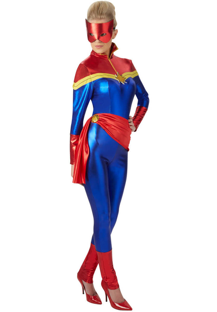 Captain Marvel Costume Ladies