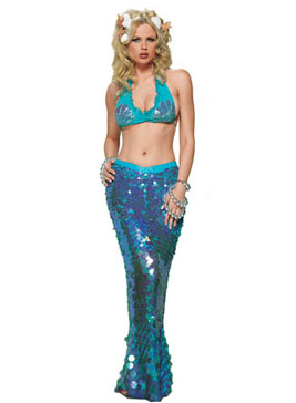 Mermaid Siren Costume, Leg Avenue™ Sexy Fancy Dress