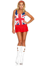 Cheeky British Flag Costume Leg Avenue