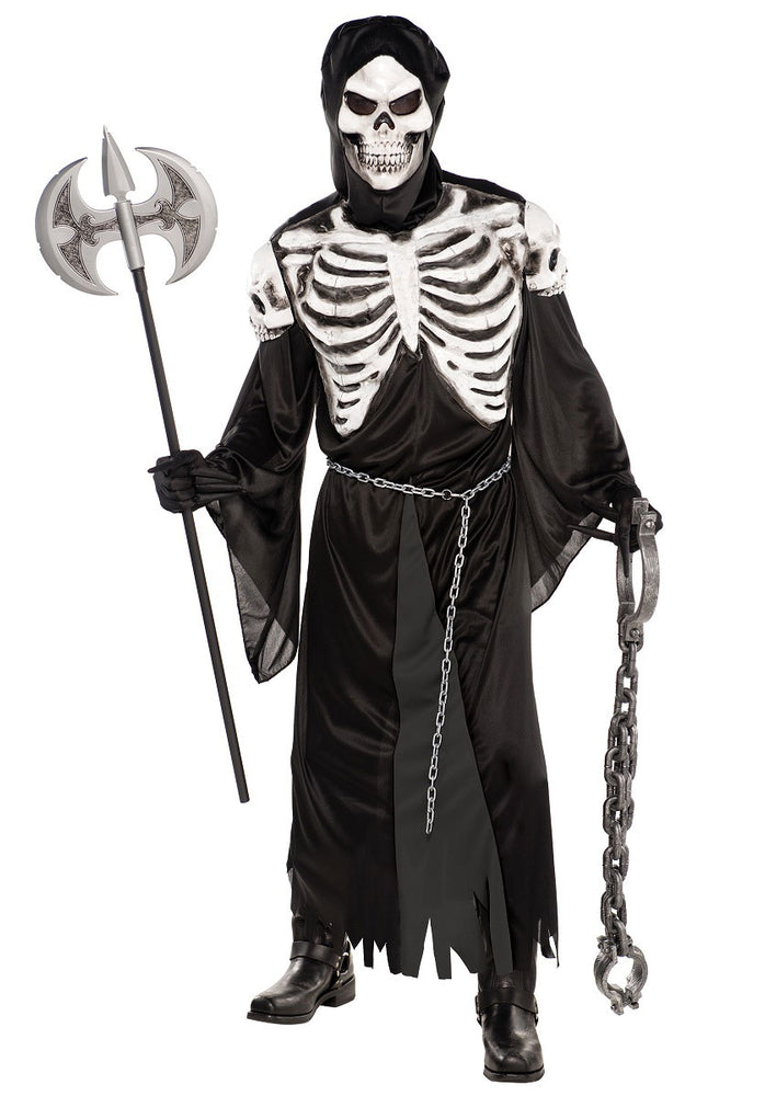 Crypt Keeper Grim Reaper Skeleton Halloween Costume
