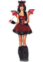 Demon Dragon Costume, Evil Fantasy Fancy Dress Leg Avenue