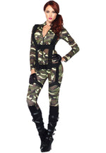 Pretty Paratrooper Costume, Army Fantasy Leg Avenue