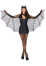 Ladies Moonlight Bat Costume, Leg Avenue