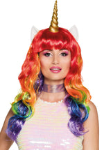 Rainbow Unicorn Wig