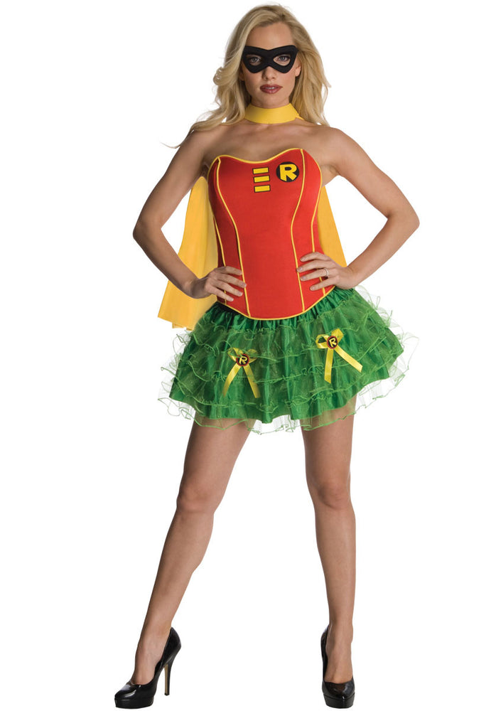 Corset Robin Costume, Superhero Fancy Dress