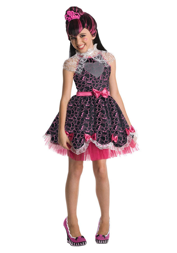 Kids Draculaura Monster High Costume, Sweet 1601