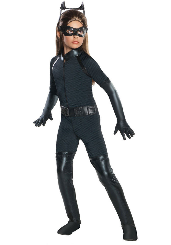 Kids Catwoman Costume, Deluxe Girl Superhero Fancy Dress