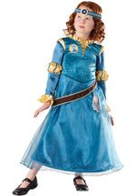 Kids Merida Costume, Deluxe Disney Brave Fancy Dress