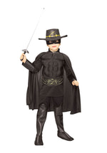 Deluxe Zorro Muscle Chest Costume, Child