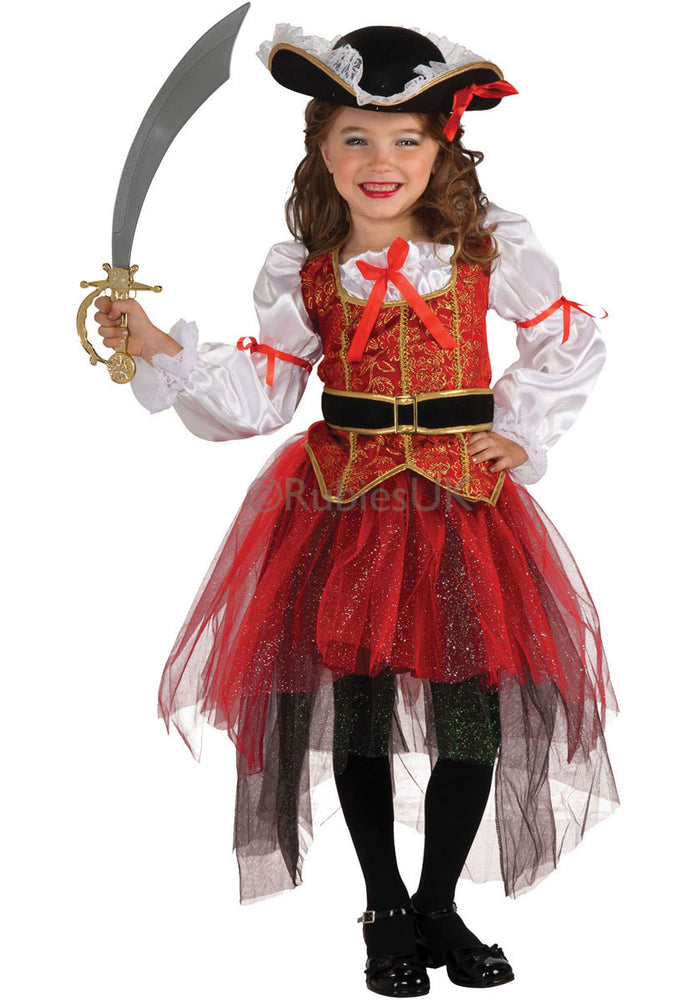 Kids Princess of the Seas Costume, Pirate Girl Fancy Dress