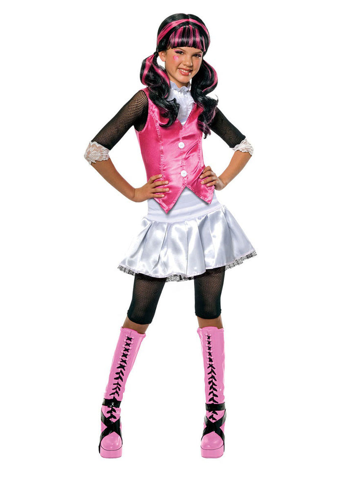 Draculaura Monster High Costume for Girls, Kids Fancy Dress