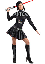 Ladies Darth Vader Costume, Star Wars Fancy Dress for Women