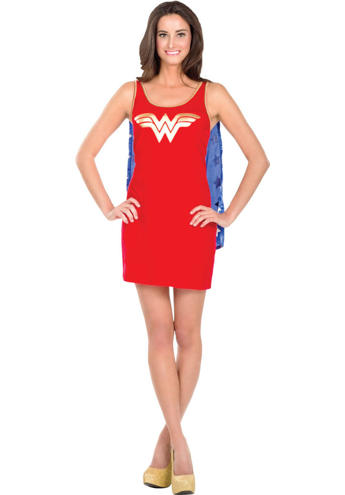 Adult Wonder Woman Dress with Cape