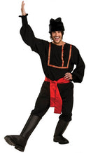Russian Male Black Costume