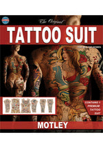Tinsley Special Effect Bodysuit Tattoo Print Motley Design