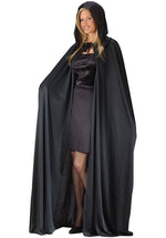 Hooded Cape, Black for Vampires to Ghouls