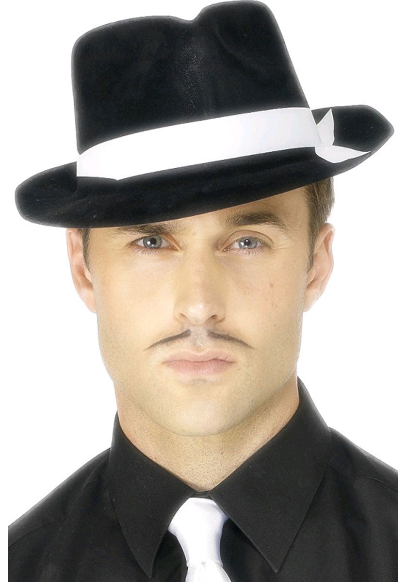 AL Capone Black Flock Hat
