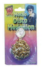 70s Disco Gold Medallion