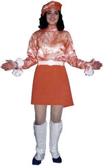 1970s Lady Orange Skirt A64