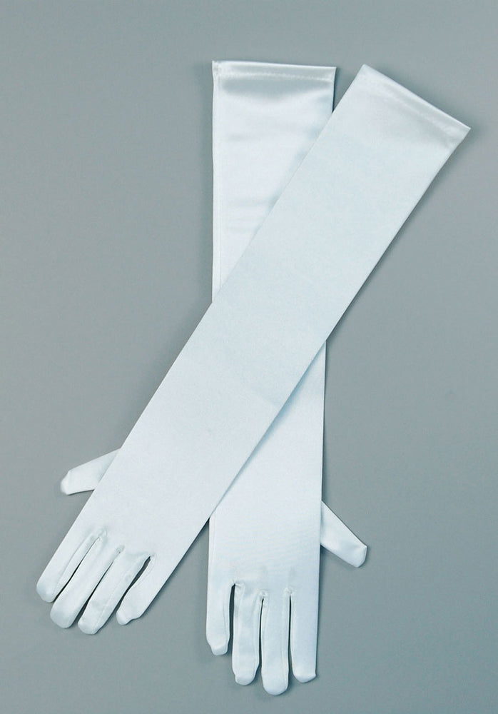Gloves White Satin