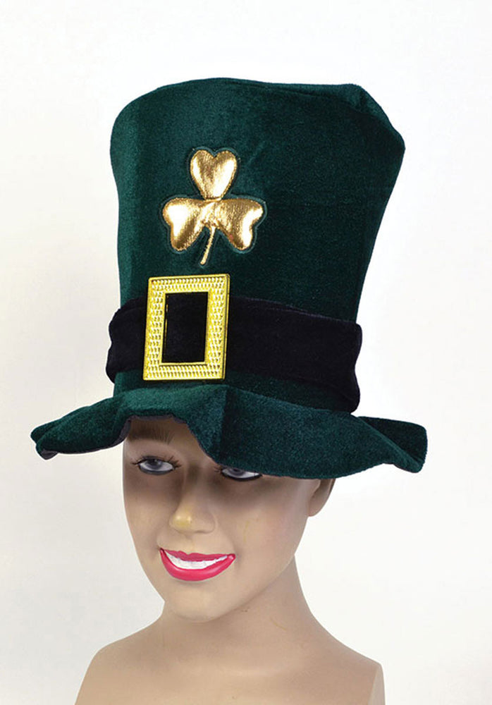 Irish Hat Velvet Green