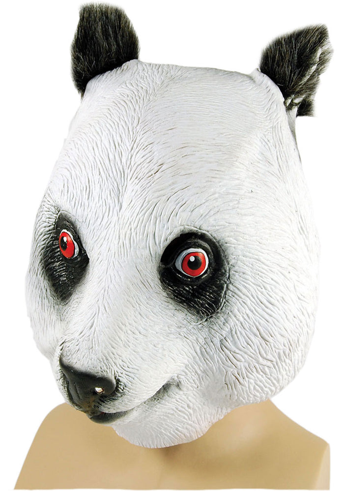Adult Panda Mask, Full Head made of Rubber Large