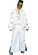 Elvis Costume White & Blue G38