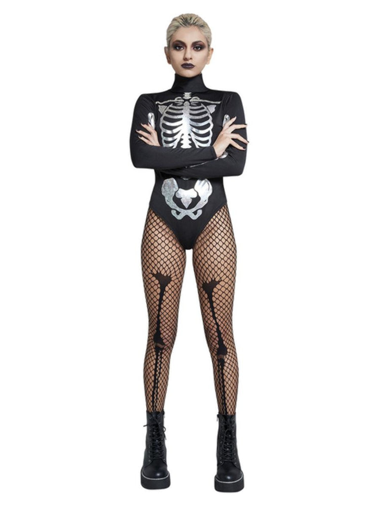 Smiffys Ladies Fever Skeleton Costume - 52184