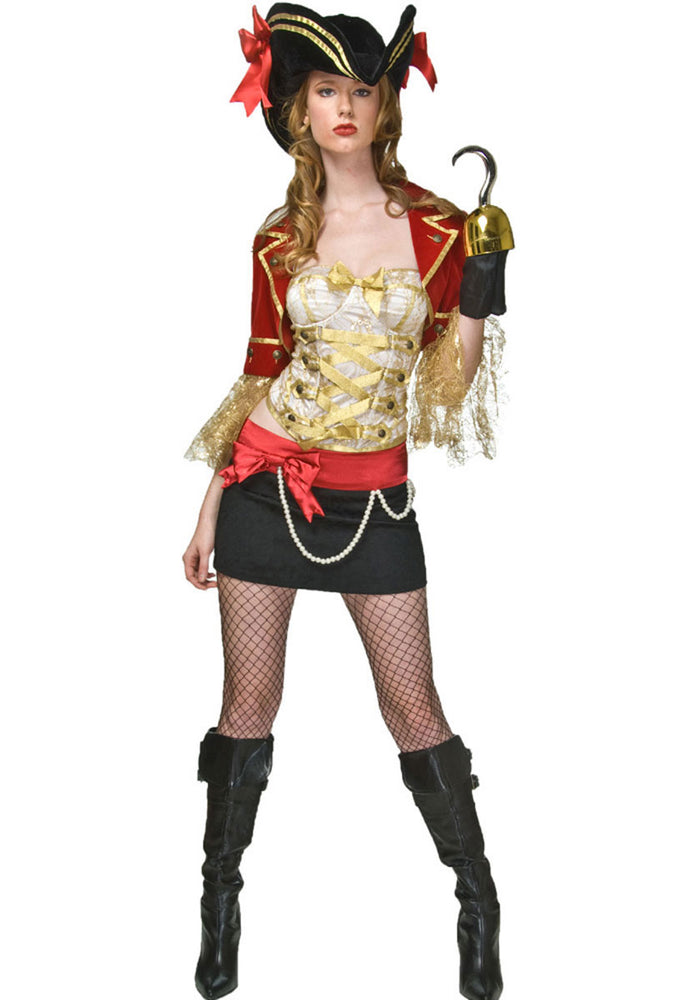 Fancy Pirate Costume - Mystery House Pirates Fancy Dress Costumes