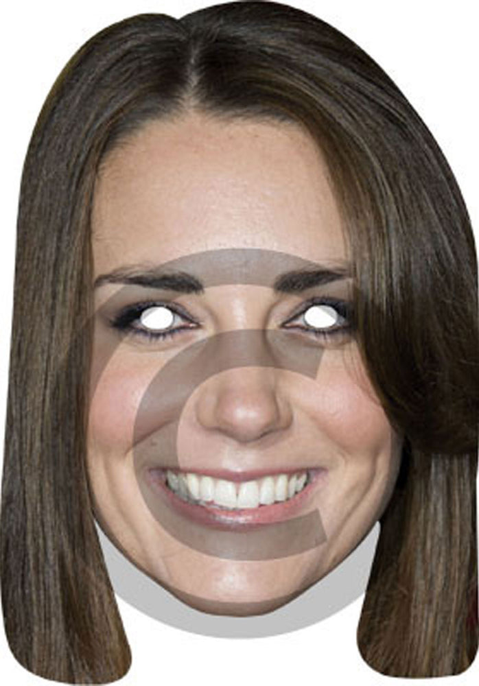Kate Middleton Cardboard Mask