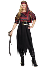 Pirate Maiden Costume, Pirate Ladies Fancy Dress