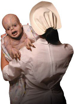 Realistic Baby Demon Puppet, Horror Accessory