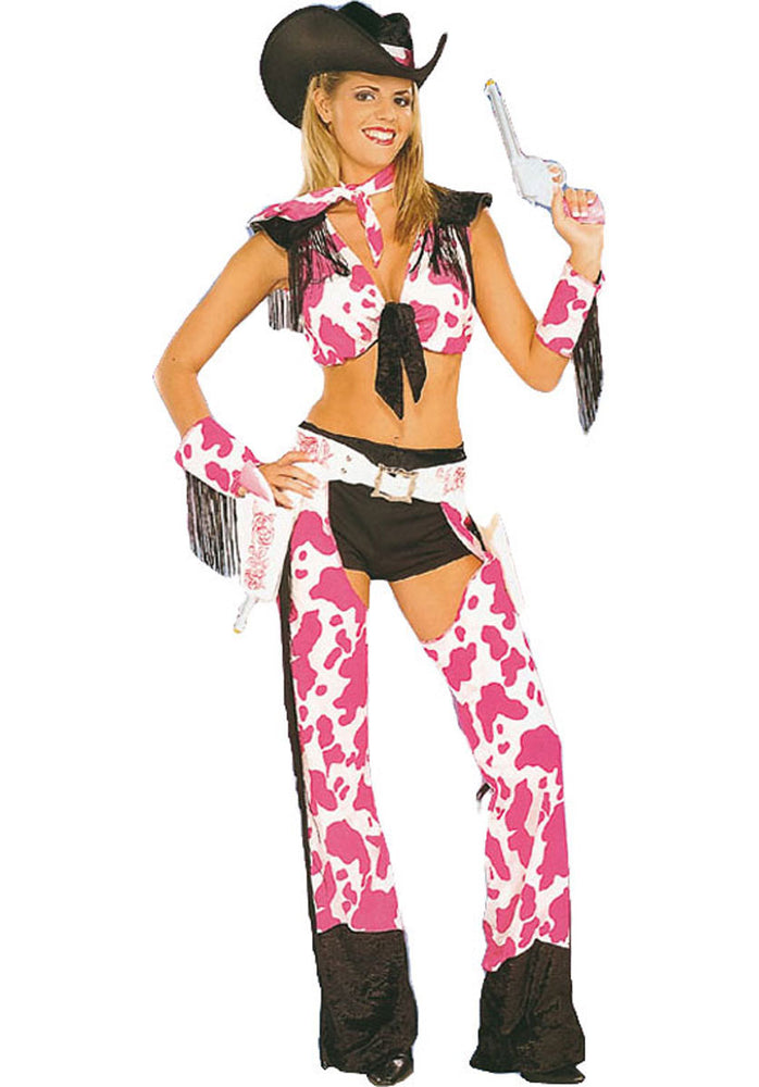 Pink Cowgirl Toy Guns & Holster Set
