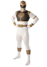 Power Ranger White 2nd Skin, Adult Costume (M)
