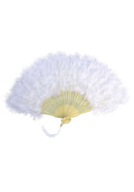 Feather Fan White, Fancy Dress Accessories