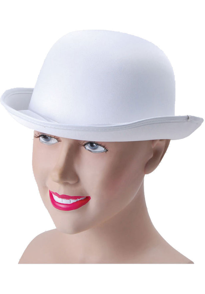 Bowler Hat - White