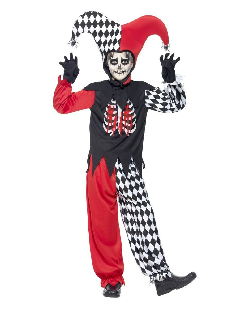 Blood Curdling Jester Costume, Child