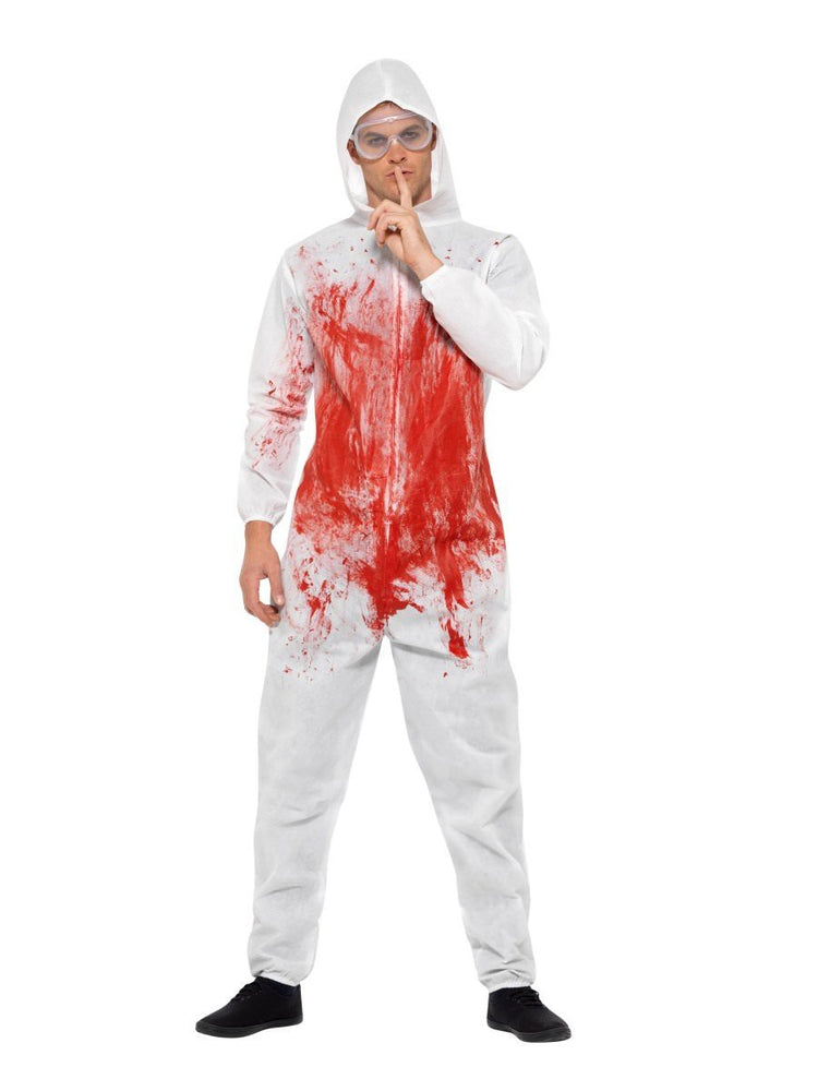 Smiffys Bloody Forensic Overall Adult Men's Costume - 40326