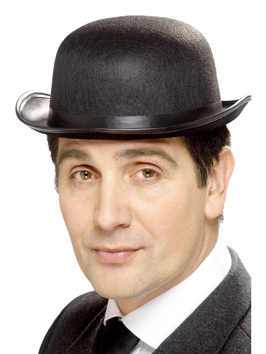 Bowler Felt Hat Black
