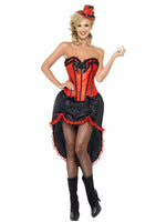 Burlesque Dancer Costume, Red & Black42336