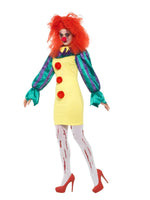 Classic Horror Clown Lady Costume47563