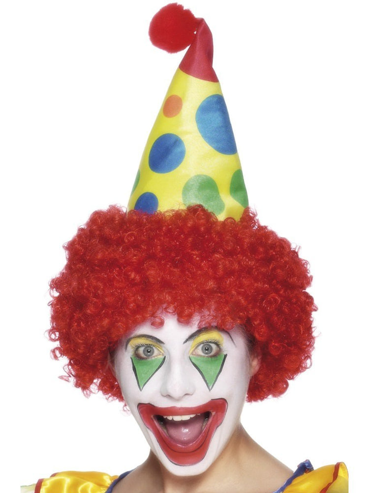 Clown Hat with Wig