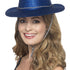 Cowboy Glitter Hat, Blue