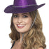 Cowboy Glitter Hat, Purple