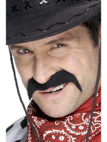 Cowboy Moustache Black