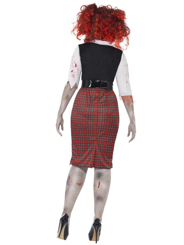Zombie School Girl Plus Size Adult Women's Costume44350