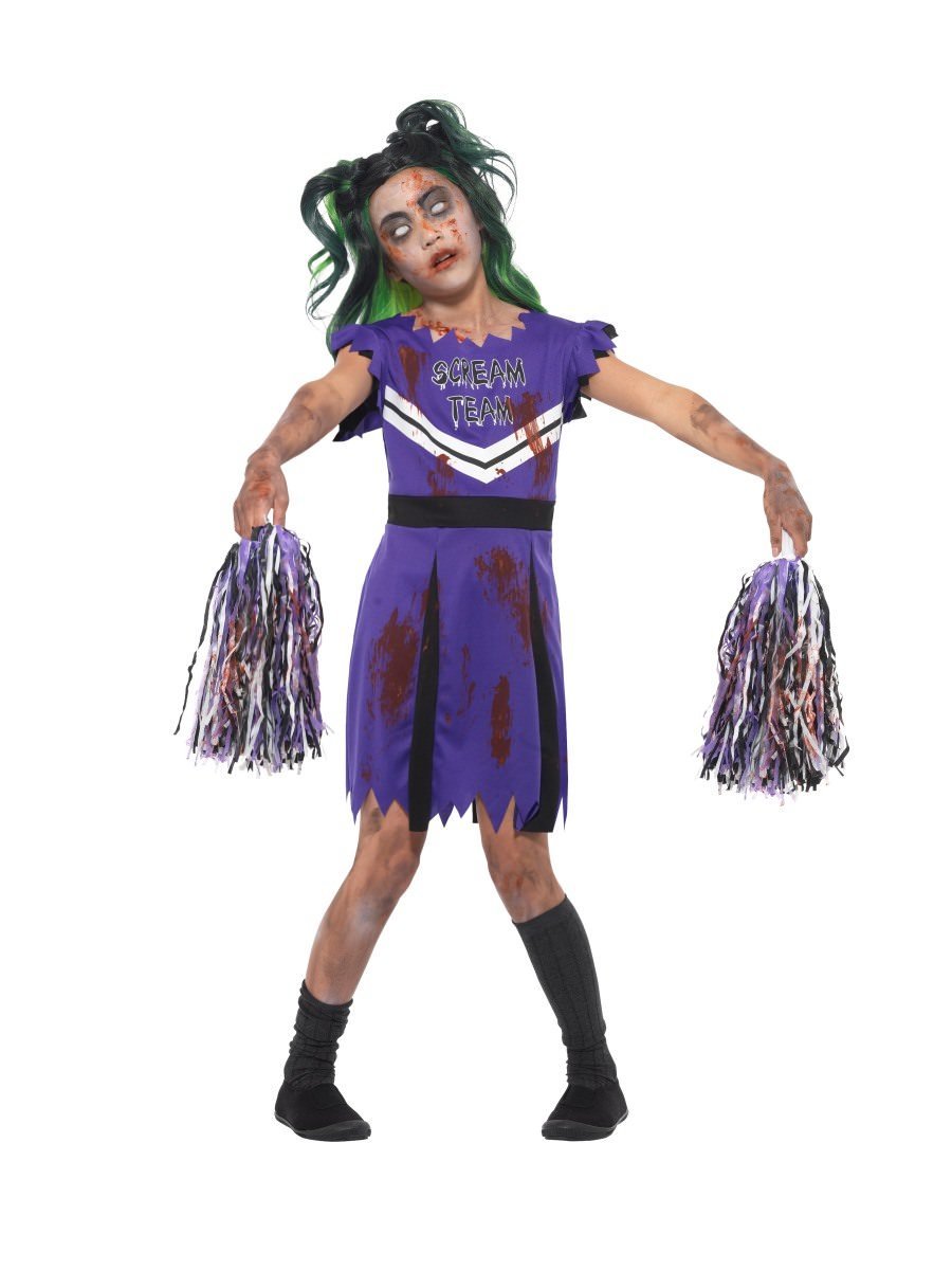 Dark Cheerleader Child Girl's Costume49832