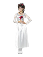 Smiffys Day of the Dead Bride Costume, White - 48152