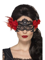 Day of the Dead Lace Filigree Eye Mask